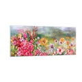 Produktbild: Wandbilder 100x40cm Glasbild blume sommer natur Groß Bilder Art Wanddeko