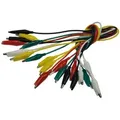 Produktbild: Chilitec - Krokodilklemmen Verbinder Satz Kroko Set 10 Kabel 5 Farben