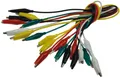 Produktbild: ChiliTec Krokodilklemmen Verbinder Satz Kroko Set 10 Kabel 5 Farben Stromkabel
