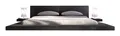 Produktbild: SalesFever Polsterbett, 140 x 200 cm - Kunstleder-Optik Schwarz - 332245