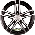 Produktbild: Dezent TZ black polished 7x16 ET32 - LK5/112 ML66.6 Felge Alu