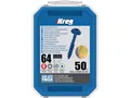 Produktbild: Kreg Pocket-Hole Schrauben 64 mm, Blue-Kote, Maxi-Loc, Grobgewinde - 50Stk.