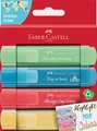 Produktbild: FABER-CASTELL Textmarker TEXTLINER 254625 PASTELL 4er-Set
