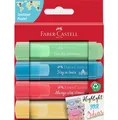 Produktbild: FABER-CASTELL Textmarker 4er Kartonetui Pastell