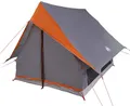 Produktbild: vidaXL Familienzelt mit Dach Grau und Orange 315 x 286 x 200 cm