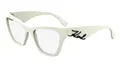 Produktbild: KARL LAGERFELD KL6171 105 WHITE 54/19/140 Damen Brillen