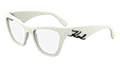 Produktbild: KARL LAGERFELD KL6171 105 WHITE 54/19/140 Damen Brillen