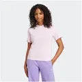 Produktbild: adidas Sportswear T-Shirt W SL SJ T Basic Design, Rundhalsausschnitt, mit kleinem 3-Streifen Logo rosa XL (46/48)