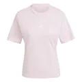 Produktbild: Adidas Women's Essentials SMALL Logo Cotton T-Shirt, Clear pink/White, XL