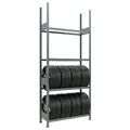 Produktbild: SCHULTE Reifenregal 20989 silber 115,0 x 40,0 x 275,0 cm