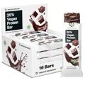 Produktbild: natural elements Vegan Proteinriegel Brownie Flavour – Low Sugar Eiweißriegel – 10g Protein und 152kcal pro Riegel – 16x40g, ohne Palmöl – in Deutschland laborgeprüft