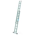 Produktbild: Zarges Schiebeleiter Everest 2DE 2x8 Sprossen Anstellleiter Anlegeleiter Alu