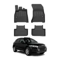 Produktbild: OMAC Gummi Fußmatten für Audi Q5 FY 2017-2024 Premium 3D Automatten Schwarz 4x