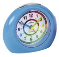 Produktbild: Kinderwecker ohne Ticken mit Licht Snooze Lernwecker Blau  - Atlanta 1967-5