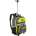 Produktbild: Ryobi Werkzeugrucksack RSSBP2, leer, aus Polyester, mit Teleskopgriff und Rollen