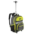 Produktbild: RYOBI Werkzeug-Rucksack RSSBP2 (integrierten Rollen, teleskopierbarem Griff, 600-Denier Polyester Korpus, Gepolsterte Schultergurte, 2x breite Innentaschen, eine mit Reißverschluss, mit Laptopfach)