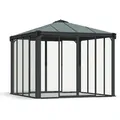 Produktbild: Palram - Canopia Aluminium Kaltwintergarten Ledro 3000 Grau 295x295x276 Cm