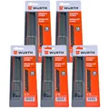 Produktbild: 50x Würth 18mm Abbrechklingen extrem scharf Ersatzklingen Cuttermesser 07156605