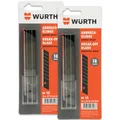 Produktbild: 2x Würth Abbrechklingen extrem scharf 18mm Ersatzklingen Cutterklingen Messer