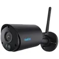 Produktbild: Reolink Argus Series B320 WLAN Überwachungskamera Schwarz 3MP 2304x1296, Akkubetrieb, IP65-Wetterschutz, 10m Nachtsicht, Intelligente Erkennung