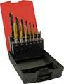 Produktbild: Format Maschinengewindebohrer- Set Fat Tandem DIN371 HSSE-PM TiN Typ N 6G FormB M3-M12+Kernlochbohrer