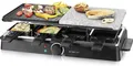 Produktbild: Emerio RG-126708 Raclette für 8 Personen mit heißem Stein und Granit-Grillfläche