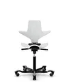 Produktbild: HAG Capisco 8010 Puls Bürodrehstuhl (Schale: Weiß, Gestell: Schwarz)