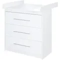 Produktbild: Roba Wickelkommode, Weiß, Holzwerkstoff, 3 Schubladen, Rechteckig, 88.5x98x75 cm, Babymöbel, Wickelkommoden & Zubehör, Wickelkommoden