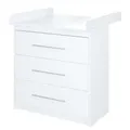 Produktbild: roba Wickelkommode 'Maren' mit abnehmbarem Aufsatz, schmal, 3 Schubladen