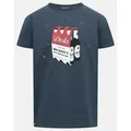 Produktbild: Derbe Print-Shirt Herrenhandtasche Rot-Weiß Herren T-Shirt (1-tlg) weiß M (48/50)