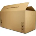 Produktbild: Karton 120 x 60 x 60 cm mit Höhenriller – (1 stück) Faltkarton, Versandkarton, Kartonage, Verpackung DHL Karton 1200 x 600 x 600 mm