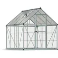 Produktbild: Canopia Gewächshaus Palram Hybrid, 4,6 m² Fläche, 185 x 247 x 208 cm, Polycarbonat, Fundamentrahmen