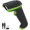 Produktbild: Tera Kabelloser Barcodescanner Handheld 1D Laser Wireless und USB Akku 2000mAh Modell 5100 Grün  1 Stück