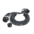 Produktbild: Mennekes 36437 E-Auto Ladekabel 4,0 m spiralisiert, kurz - Mode 3 Typ 2 20A 3PH Spiral-Ladekabel mit 11 kW Ladeleistung