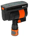 Produktbild: Gardena Sprinklersystem Pipeline Viereckregner: Zur Bewässerung von Flächen bis zu 216 m², Reichweite bis zu 18 m, Sprengbreite bis zu 12 m, Original Gardena Systemteil (08251-20)