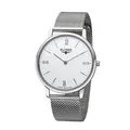 Produktbild: ELYSEE Herrenuhr SUPER SLIM silber weiß onesize Herren 40 mm 80410, 80411, 80413, 80414, 80415