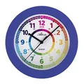 Produktbild: Atlanta Wanduhr ohne Ticken für Jungen für Kinder Blau - 4483-5