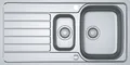 Produktbild: FRANKE Spüle SPARK SKX 651 mit 1,5 Becken und Abtropfschale aus Edelstahl / Edelstahlspüle / Einbauspüle / Spüle