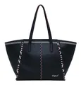 Produktbild: Desigual Manhattan Pespuntes Guimar Shopping Bag Schultertasche Tasche Black Neu