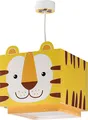 Produktbild: Dalber Lampe kinderzimmer, kinderlampe Pendelleuchte Hängelampe, Deckenleuchte Kinder, Deckenlampe kinderzimmer Little Tiger Tiere, Gelb, 64562, E27
