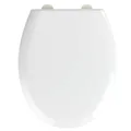 Produktbild: Wenko-Wenselaar GmbH & Co. KG WENKO WC-Sitz Rieti, kratzfest, Klassischer Toilettensitz mit ovaler Deckelform, 1 WC-Sitz, Farbe: weiß 22882100