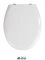 Produktbild: WENKO WC-Sitz RIETI, weiß, Duroplast, mit Absenkautomatik /#82506900