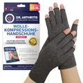 Produktbild: Von Ärtzten Entworfen, Kompressionshandschuhe, Athrose Handschuhe, Handbandage für Sehnenscheidenentzündung, Bequeme und Stützende Fingerlose Arthritis Handschuhe, 1 Paar, S
