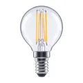 Produktbild: Xavax LED-Filament E14 4W (=40W) 230V Warmweiß 2700K 470lm Klar LED Tropfenlampe
