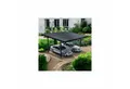 Produktbild: Home Feeling Doppelcarport Carport Gestell aus Alu für 2 Autos, Schwarz inkl. 15 Solarmodule