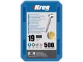 Produktbild: Kreg Pocket-Hole Schrauben 19 mm, Verzinkt, Flachkopf, Feingewinde - 500Stk.