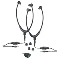 Produktbild: 2 TV-Kinnbügel-Kopfhörer, Stereo-Verteiler, 3,5-mm-Klinke, bis 117 dB