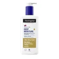 Produktbild: Neutrogena Norwegische Formel Deep Moisture sofort einziehende Bodylotion mit nährendem Mandelöl (250ml) für mehr Feuchtigkeit bei trockener, rauer Haut