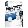 Produktbild: Energizer Ultimate Lithium - CR 2016 Knopfzelle 3V Batterien (2 Stück) - Autoschlüssel, Fernbedienungen, Waagen - 10 Jahre lagerfähig