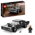 Produktbild: LEGO 76912 Speed Champions Fast & Furious 1970 Dodge Charger R/T, Spielzeug Auto-Modell zum Bauen für Kinder, Set mit Dominic Toretto Minifigur